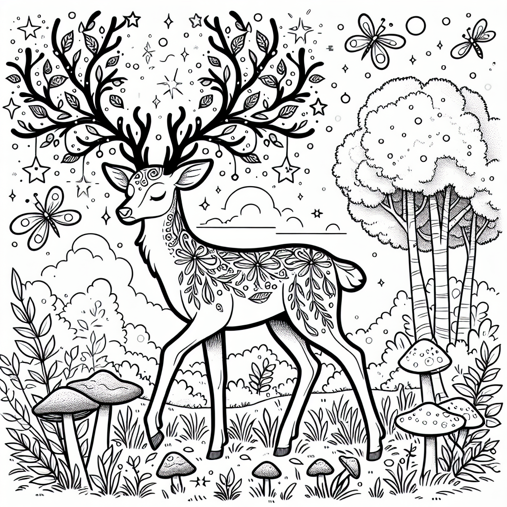 Лесной олень-дух