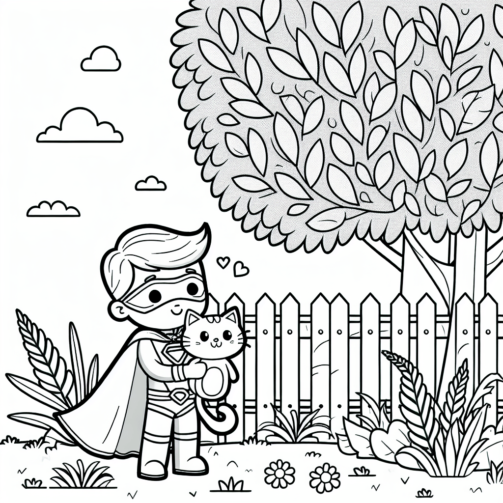 Супермэн спасает котёнка