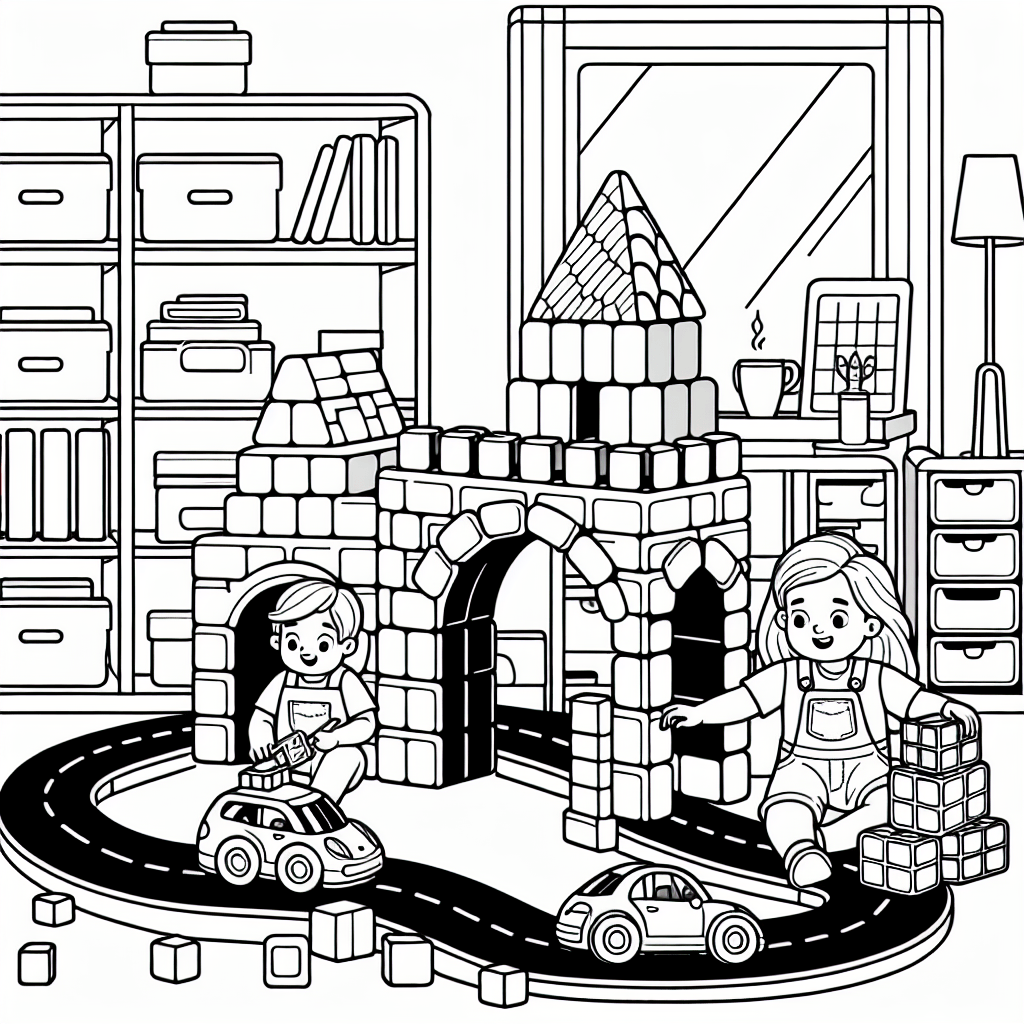 Город из кубиков