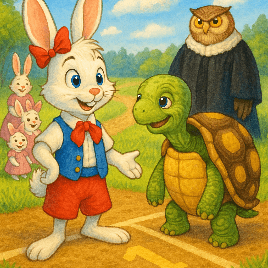 Как братец черепаха победил братца кролика